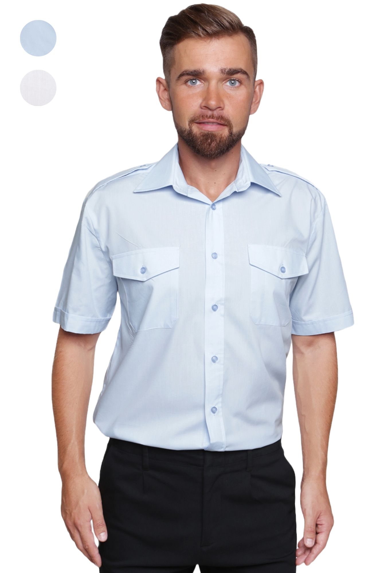Men’s Pilot Shirt Short Sleeve